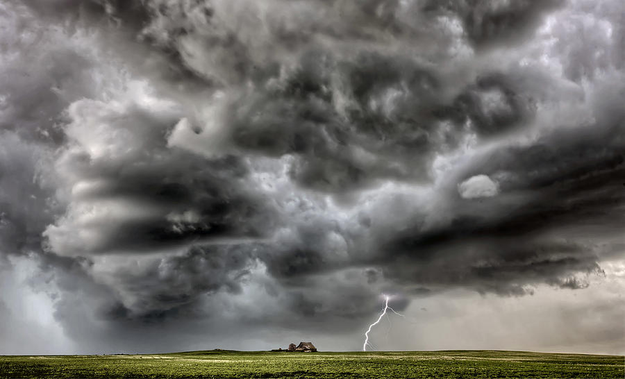 Storm Clouds Saskatchewan #55 Photograph by Mark Duffy