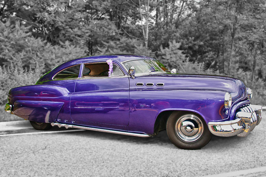 56 Buick Photograph by Guy Whiteley