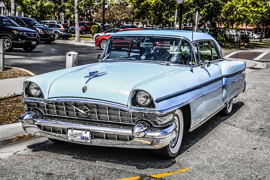 56 Powder Blue Packard Photograph by Chris Smith