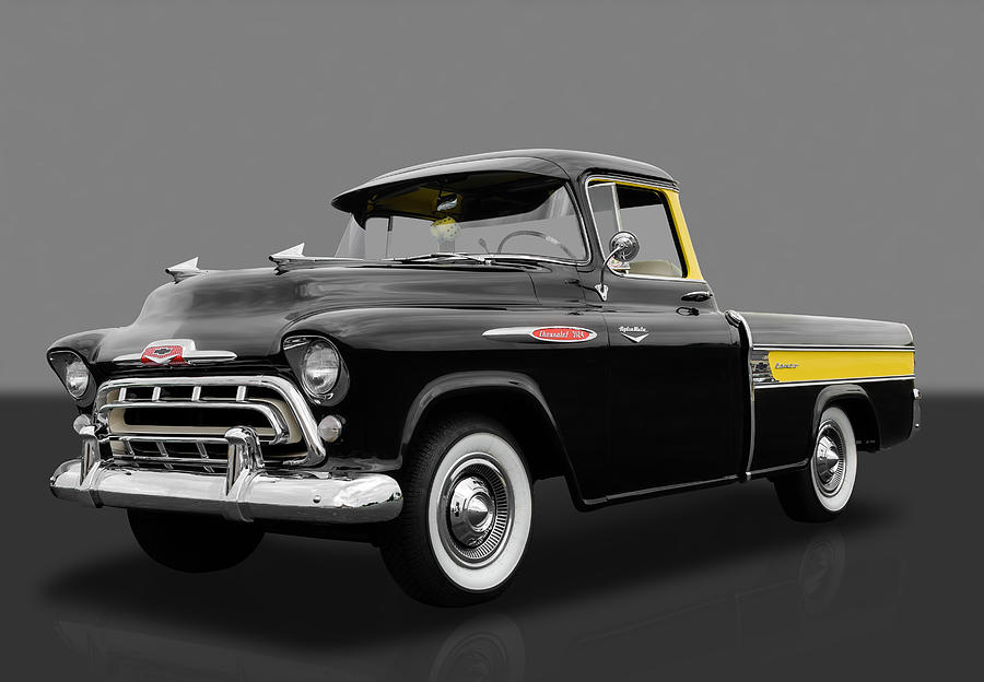 1957 Chevrolet Cameo Pickup Photograph by Frank J Benz