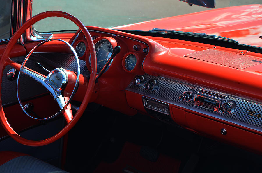 57 Chevy Belair Ragtop Photograph By Dick Hudson