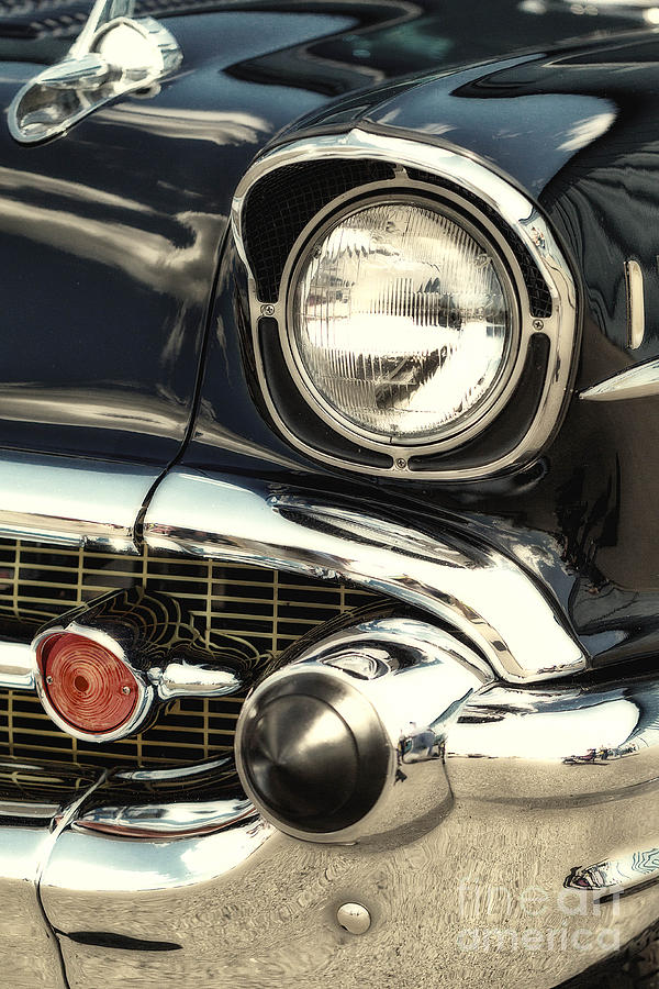 57 Chevy Headlight Photograph by Jerry Fornarotto | Pixels