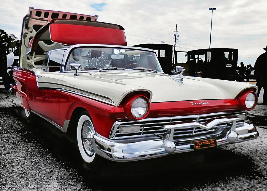 57 Ford Fairlane Skyliner Photograph