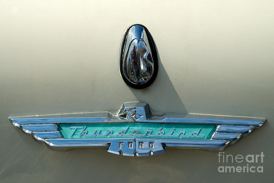 57 Ford Thunderbird  Photograph by Mark Dodd