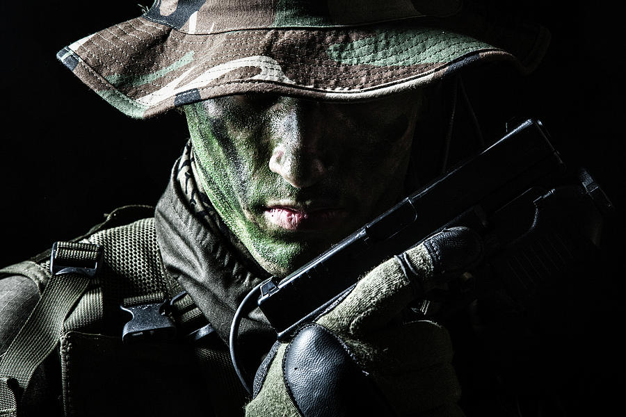 Jagdkommando Soldier Of The Austrian #57 Photograph by Oleg Zabielin