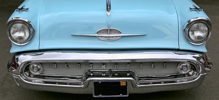 57 Oldsmobile Photograph by Wes and Dotty Weber