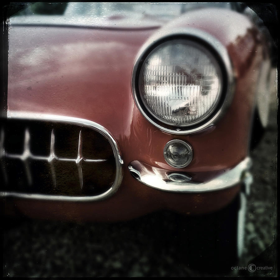 57 Red Corvette Photograph by Tim Nyberg