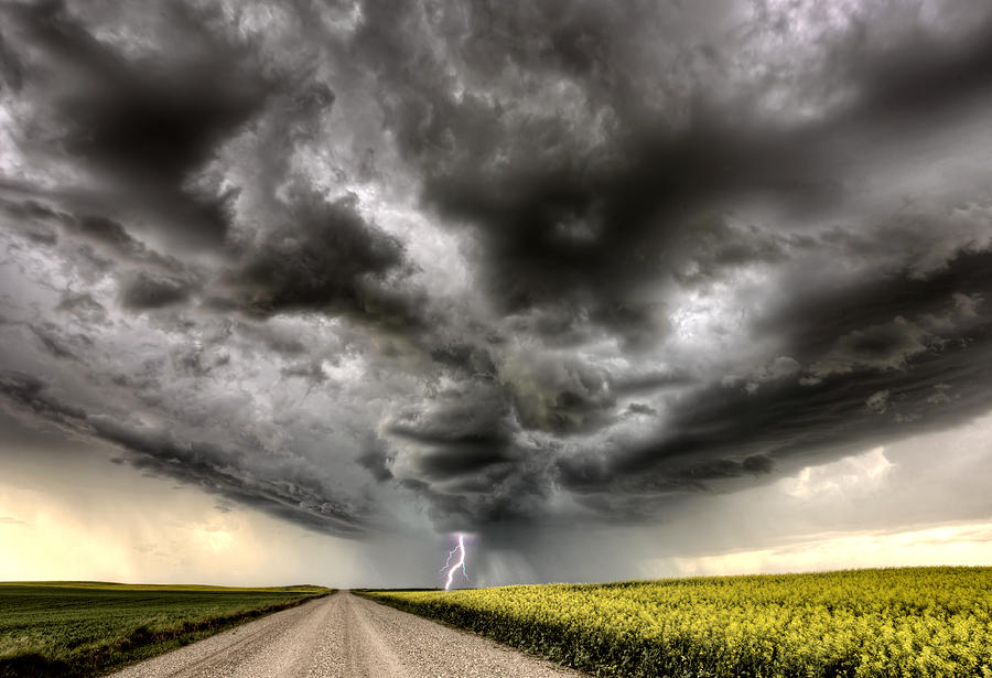 Storm Clouds Saskatchewan #57 Photograph by Mark Duffy