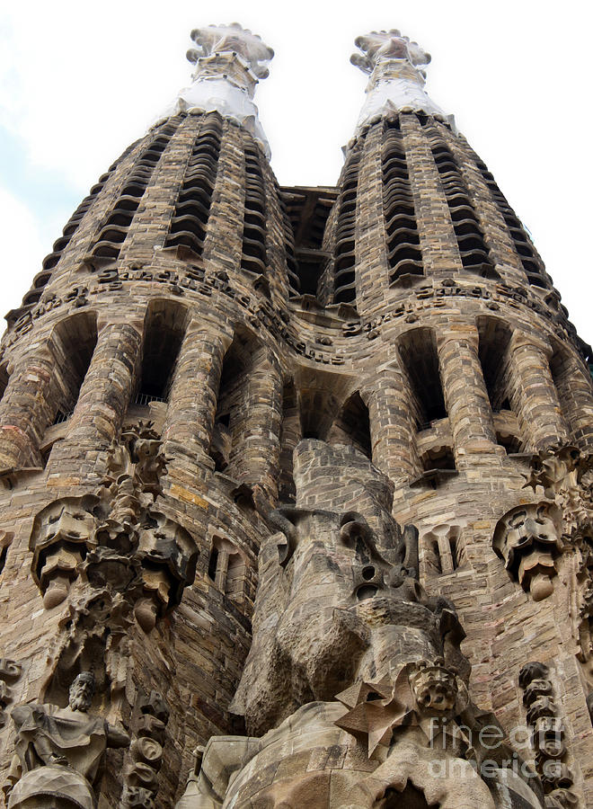 Barcelona Spain - La Sagrada Familia #58 Photograph by Gregory Dyer