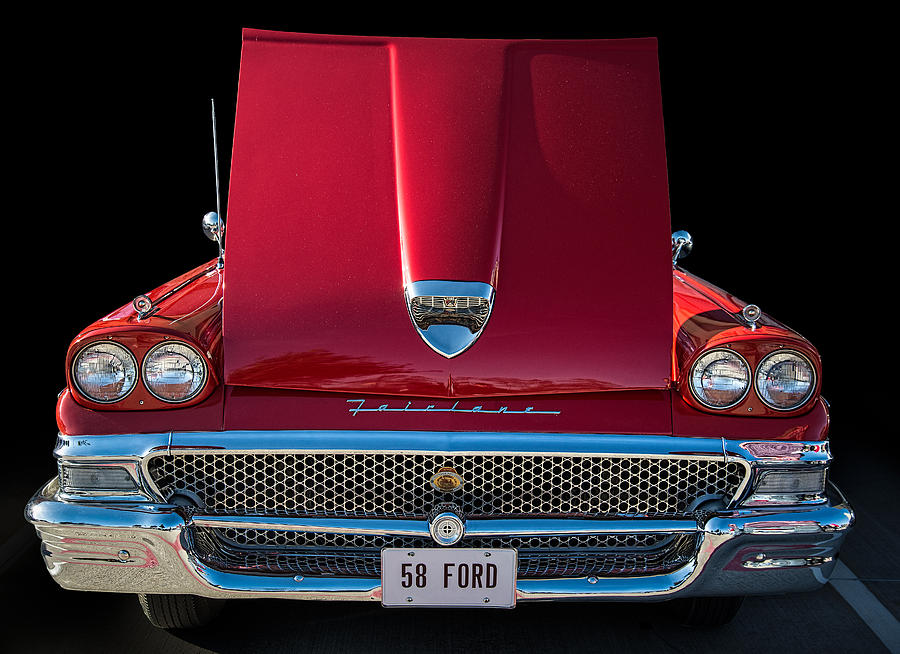 58 Ford Fairlane Photograph by James Gamble