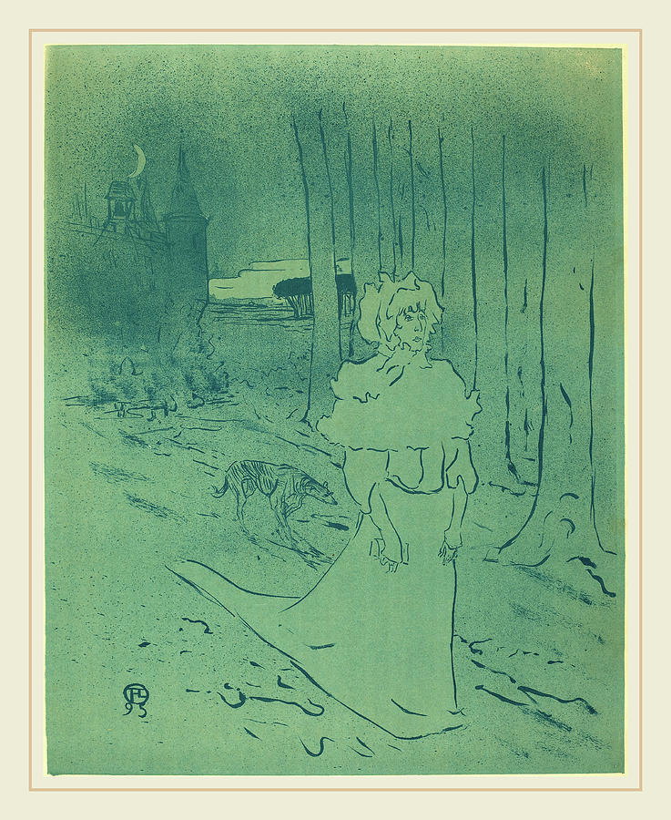 At the Concert. Henri de Toulouse-Lautrec, French, 1864-1901. Wood Print by  Henri de Toulouse-Lautrec - Fine Art America