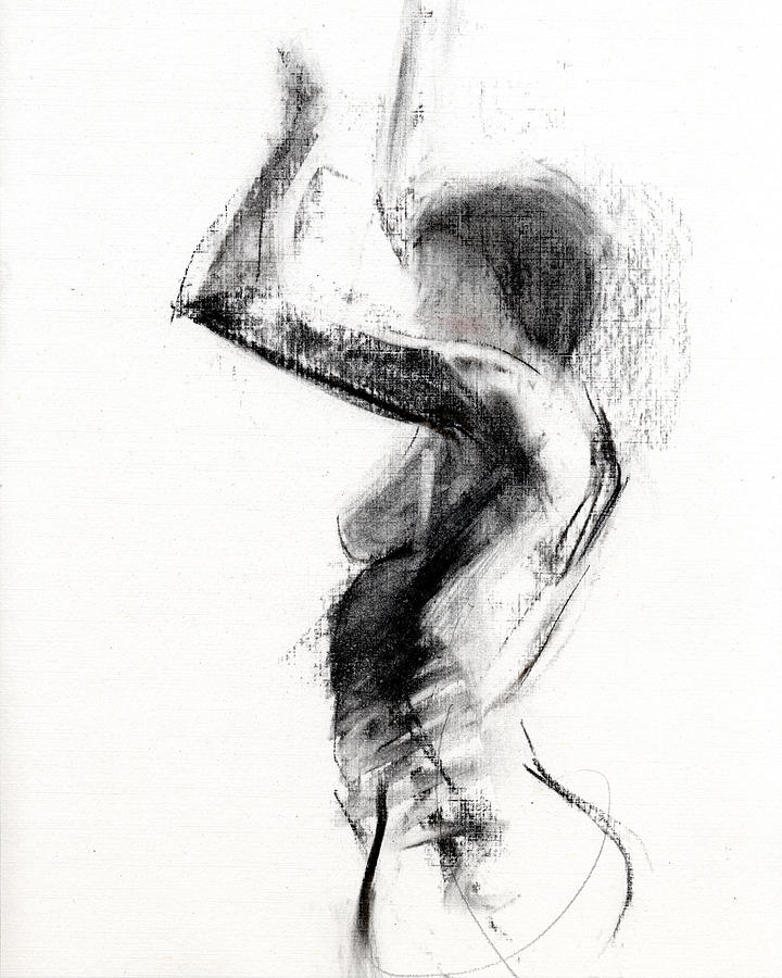 Black And White Drawing - Untitled #389 by Chris N Rohrbach