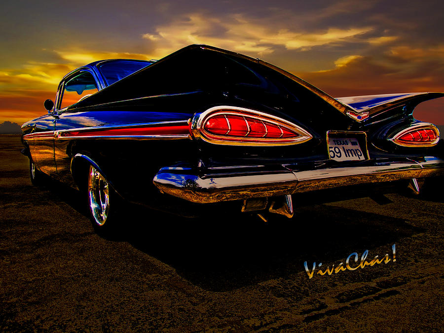 59 Chevy Impala Hardtop Photograph by Chas Sinklier