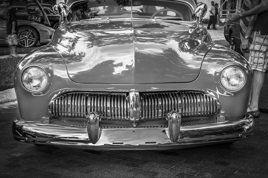 1949 Mercury Club Coupe BW Photograph by Rich Franco - Pixels