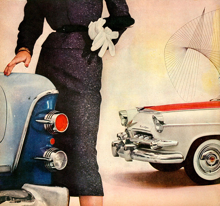1950s Usa Dodge Magazine Advert Detail Photograph by The ...