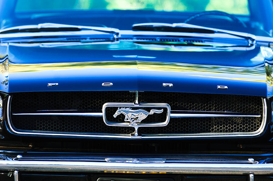 1965 Ford mustang grill emblem #3