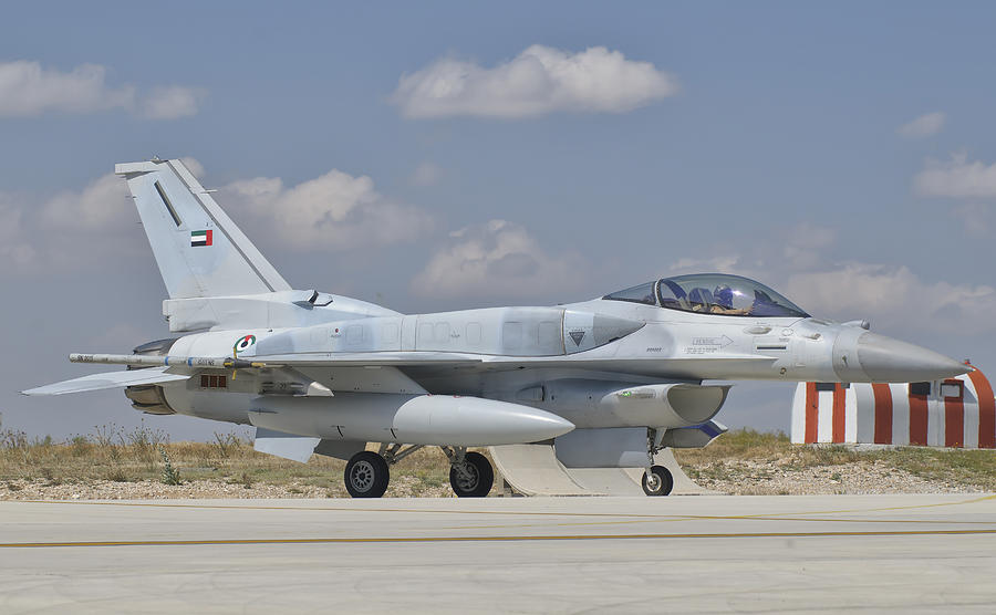 A United Arab Emirates Air Force F-16 Photograph by Giovanni Colla - Pixels