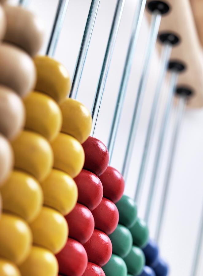 Still Life Photograph - Abacus #6 by Tek Image