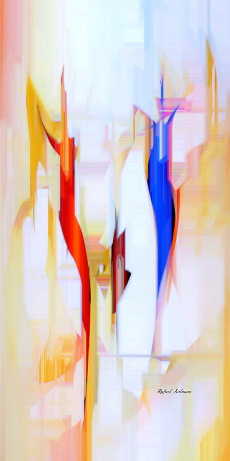 Abstract Series IV #9 Digital Art by Rafael Salazar