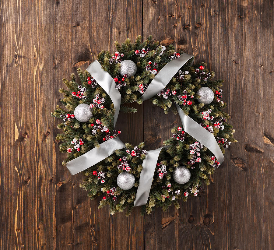 Advent Christmas wreath decoration #6 Photograph by U Schade