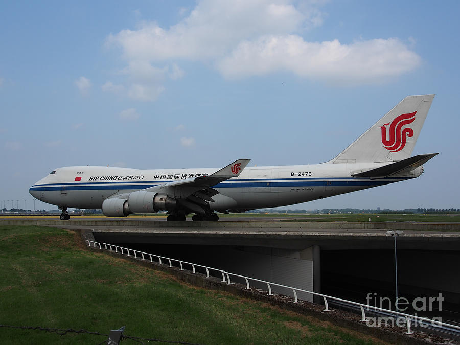 Transportation Photograph - Air China Cargo Boeing 747 #6 by Paul Fearn