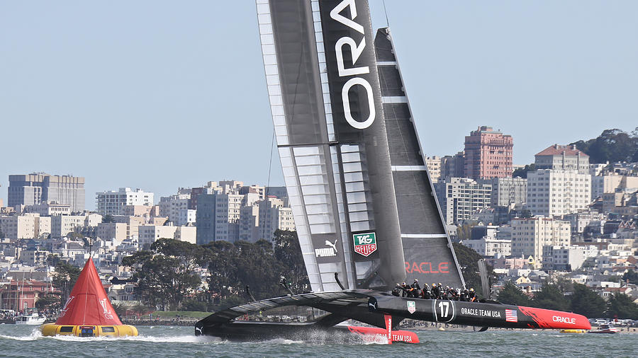 Americas Cup Oracle #40 Photograph by Steven Lapkin