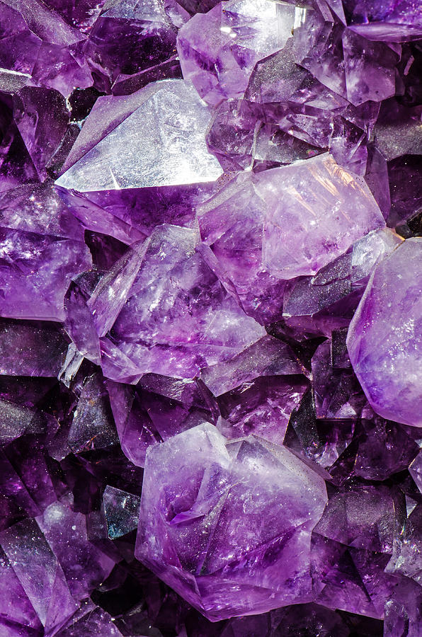 Amethyst Crystals #6 Photograph by Millard H. Sharp