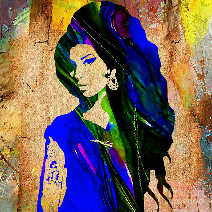 Amy Winehouse Mixed Media - Amy Winehouse Collection #8 by Marvin Blaine