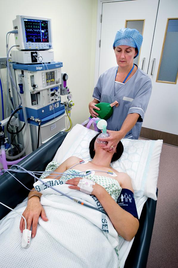 Anaesthetising A Patient Photograph By Jim Varney Science Photo Library Fine Art America