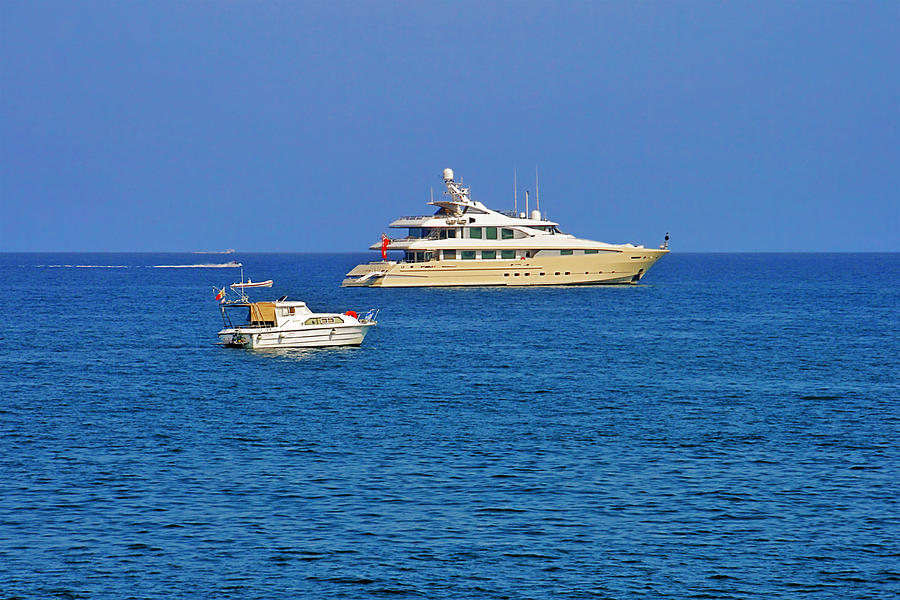 Antibes - Superyachts of Billionaires #6 Photograph by Alexandra Till