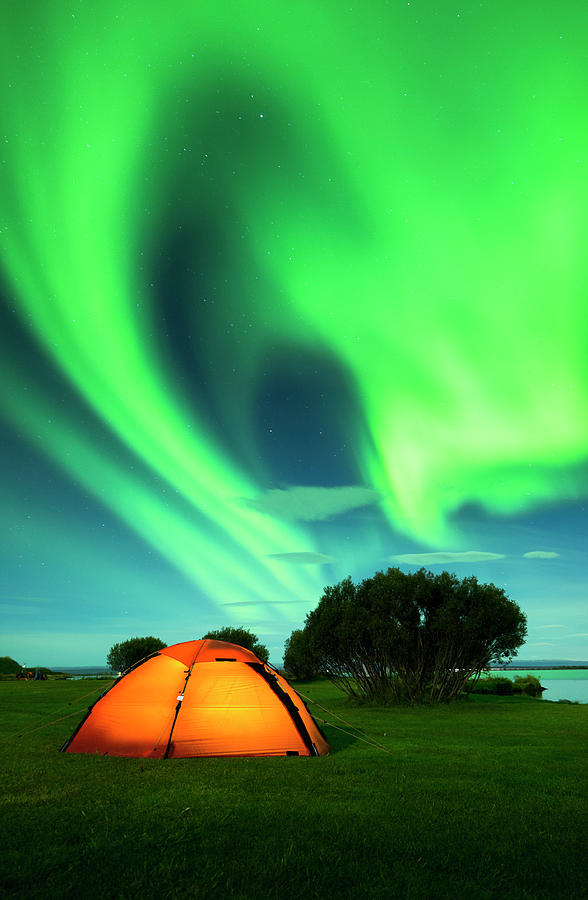 Aurora Borealis On Iceland #6 Photograph by Subtik