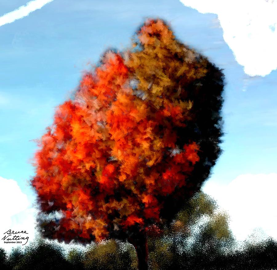 Autumn Tree #6 Painting by Bruce Nutting
