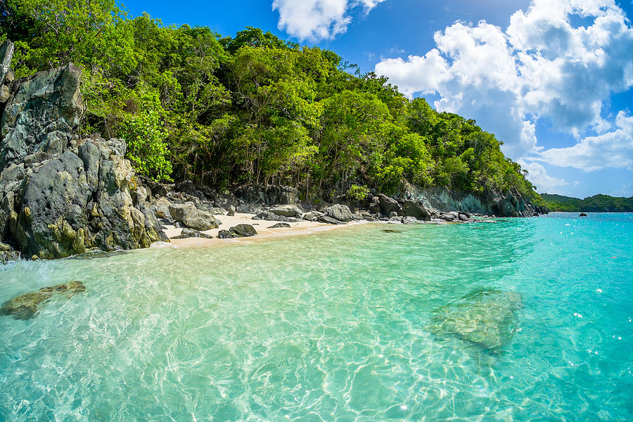 Beautiful Caribbean beach #6 Photograph by Raul Rodriguez