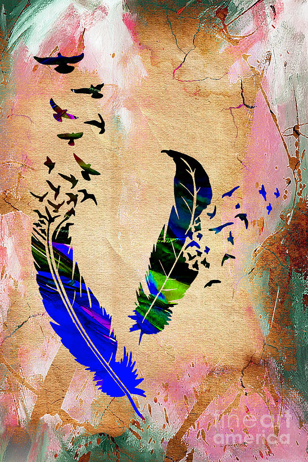 Birds Of A Feather #6 Mixed Media by Marvin Blaine