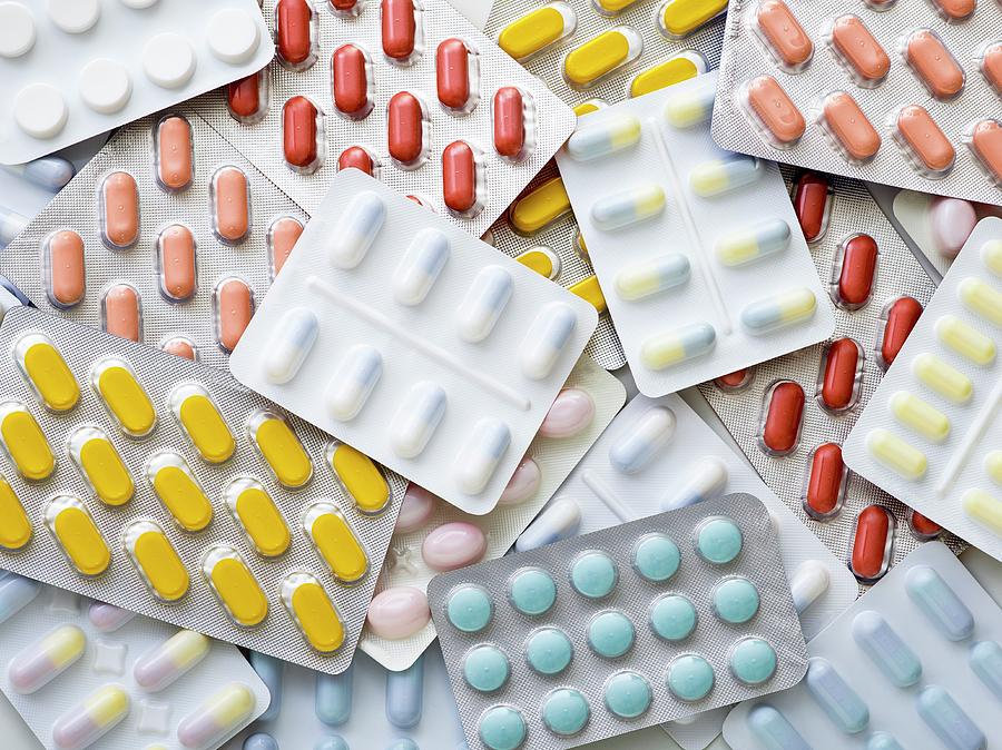 Blister Packs Of Pills #6 Photograph by Science Photo Library