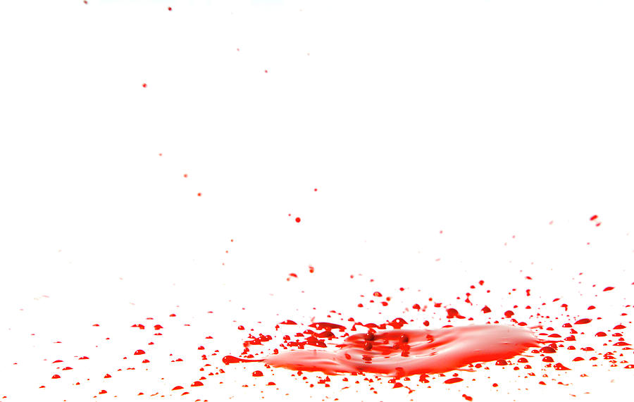 Blood Spatter Analysis #6 Photograph by Jim Varney/science Photo Library
