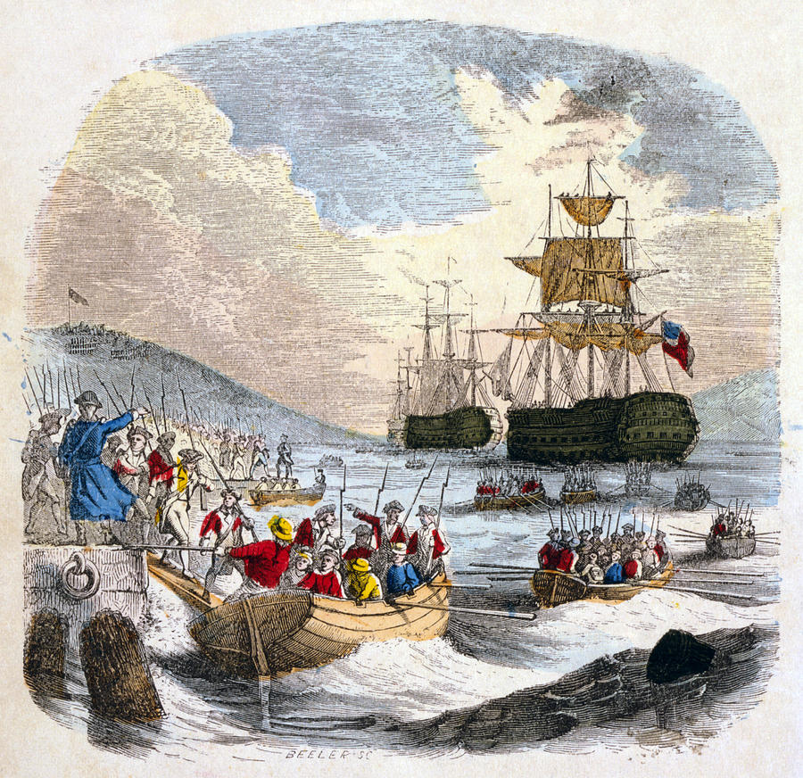 Boston Evacuation, 1776 #6 Painting by Granger