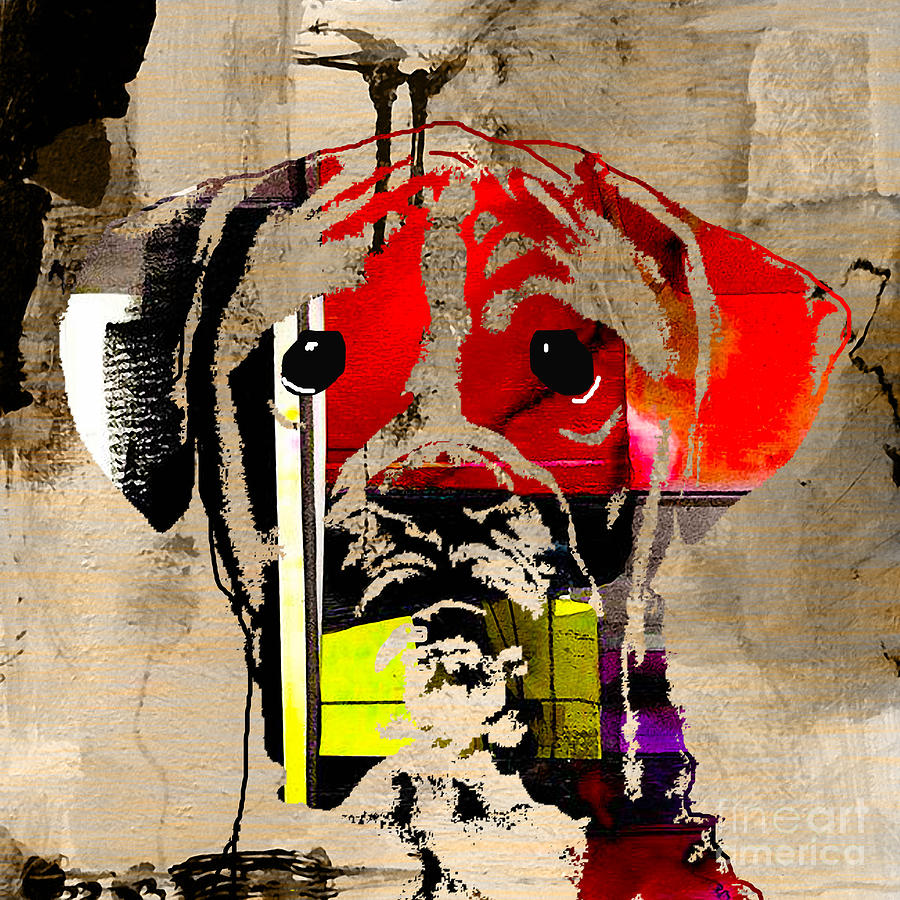 Boxer Dog Mixed Media - Boxer #6 by Marvin Blaine