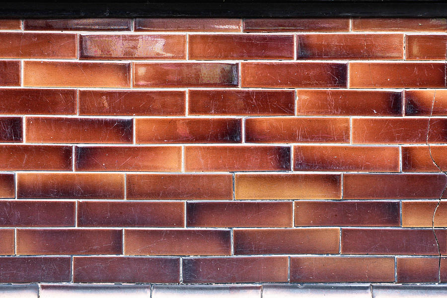 Architecture Photograph - Brick wall #6 by Tom Gowanlock