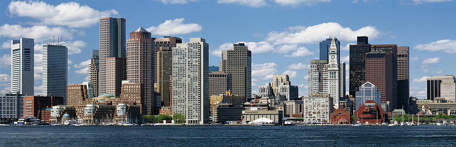 Buildings At The Waterfront, Boston #6 Photograph by Panoramic Images
