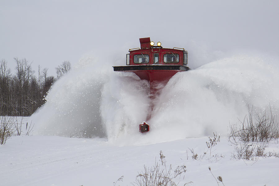 Canadian Pacific snow plow #6 Photograph by Nick Mares
