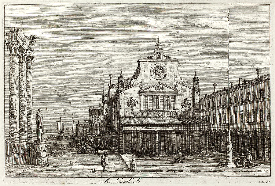 Canaletto Italian, 1697 - 1768 Drawing by Quint Lox - Fine Art America