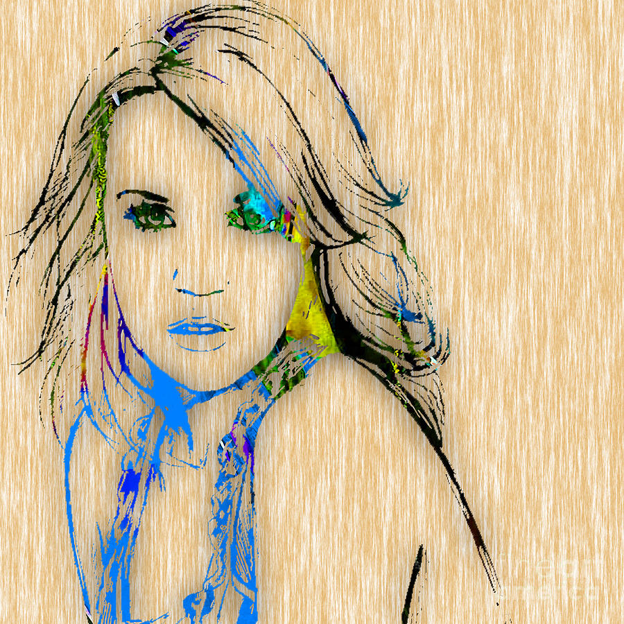 Music Mixed Media - Carrie Underwood #6 by Marvin Blaine