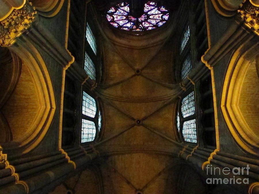 Cathedral Photograph - Cathedral at Reims France #6 by Luis Moya