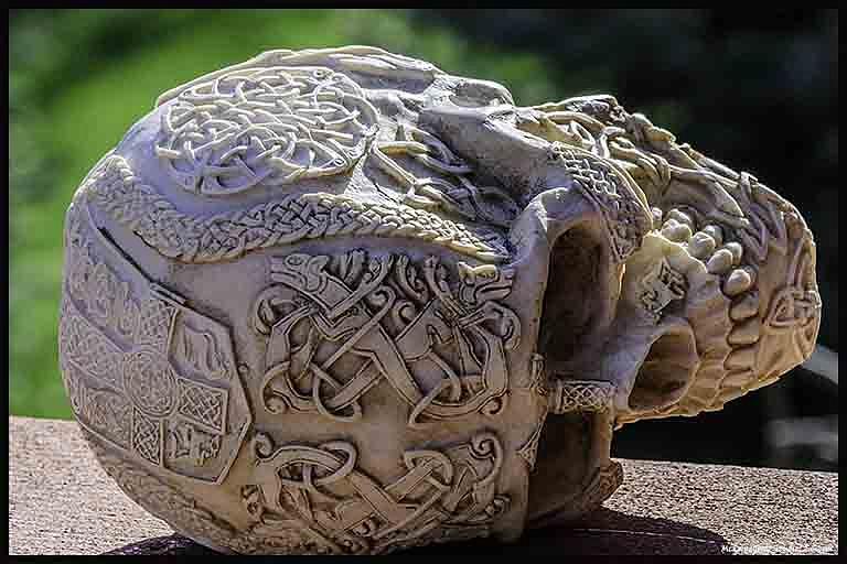 Celtic Skulls Symbolic Pathway to the other world #6 Photograph by LeeAnn McLaneGoetz McLaneGoetzStudioLLCcom