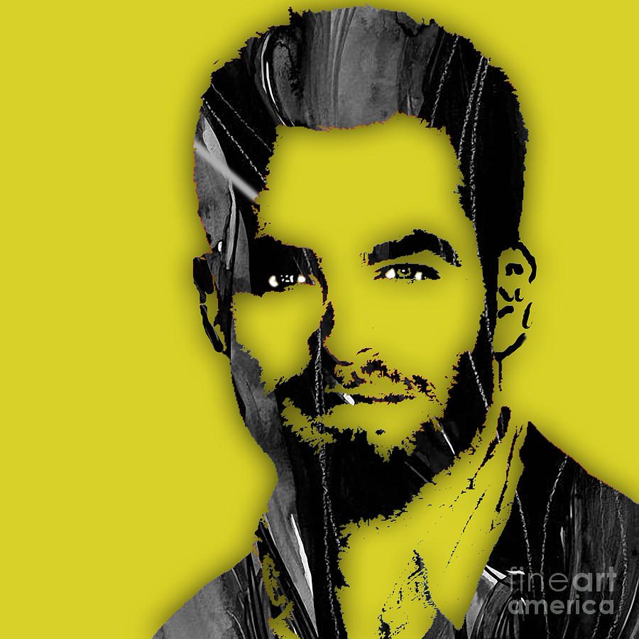 Star Trek Mixed Media - Chris Pine Collection #6 by Marvin Blaine