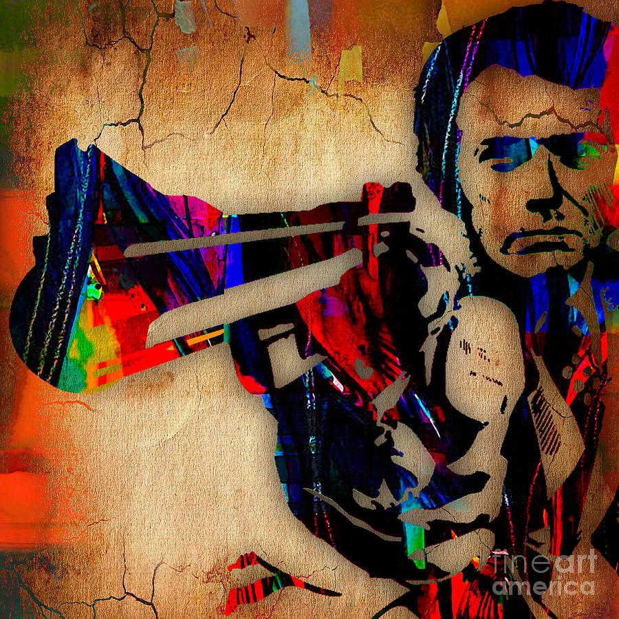 Clint Eastwood Collection #6 Mixed Media by Marvin Blaine