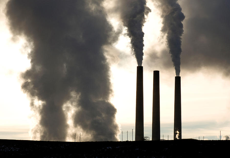 Coal-fired Power Plant Photograph by Theodore Clutter - Fine Art America