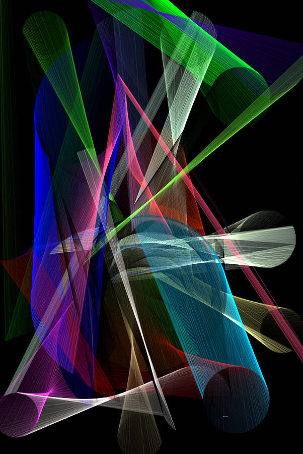Color Symphony #6 Digital Art by Rafael Salazar