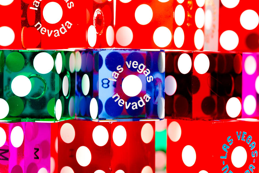 Colorful Dice #6 Photograph by Raul Rodriguez